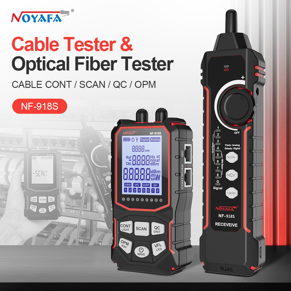 Power Supply Tester - جهاز اختبار كبلات الشبكة من Noyafa
