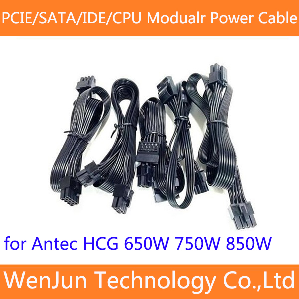 Power Supply 750W - كابل إمداد طاقة نمطي ذهبي لـ
