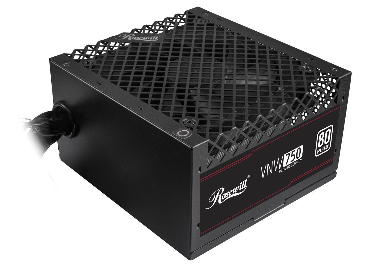 روزويل VNW 750 واط 80+ معتمد ب - مراجعة Power Supply 750W وسعره