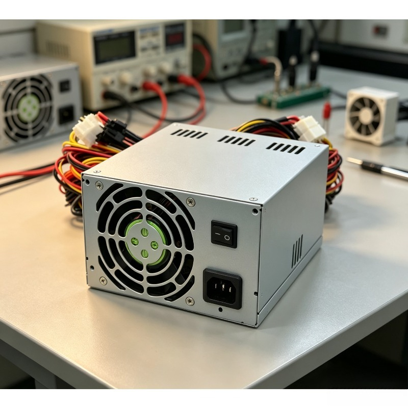 مزود طاقة صناعي عالي الدقة 650 - مراجعة Power Supply 650W وسعره