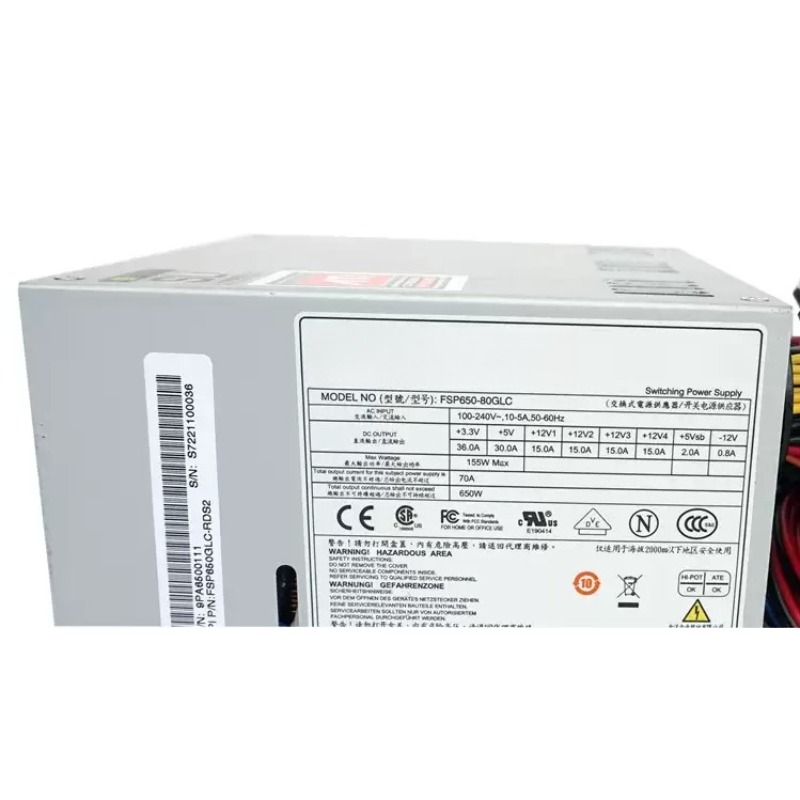 مزود طاقة صناعي عالي الدقة 650 - مراجعة Power Supply 650W وسعره
