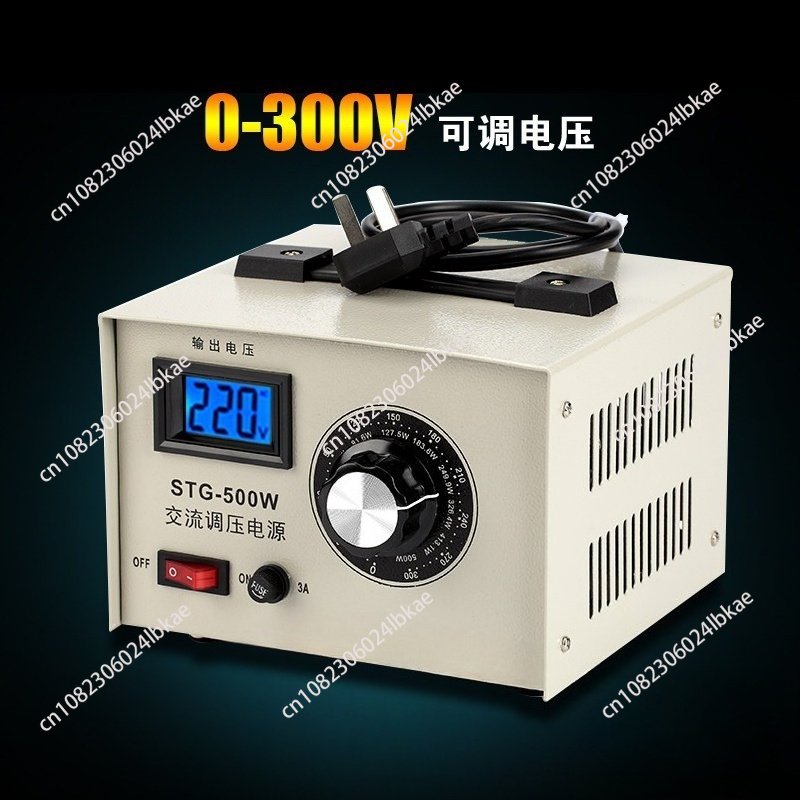 منظم جهد أحادي الطور 220 فولت  - مراجعة Power Supply 500W وسعره