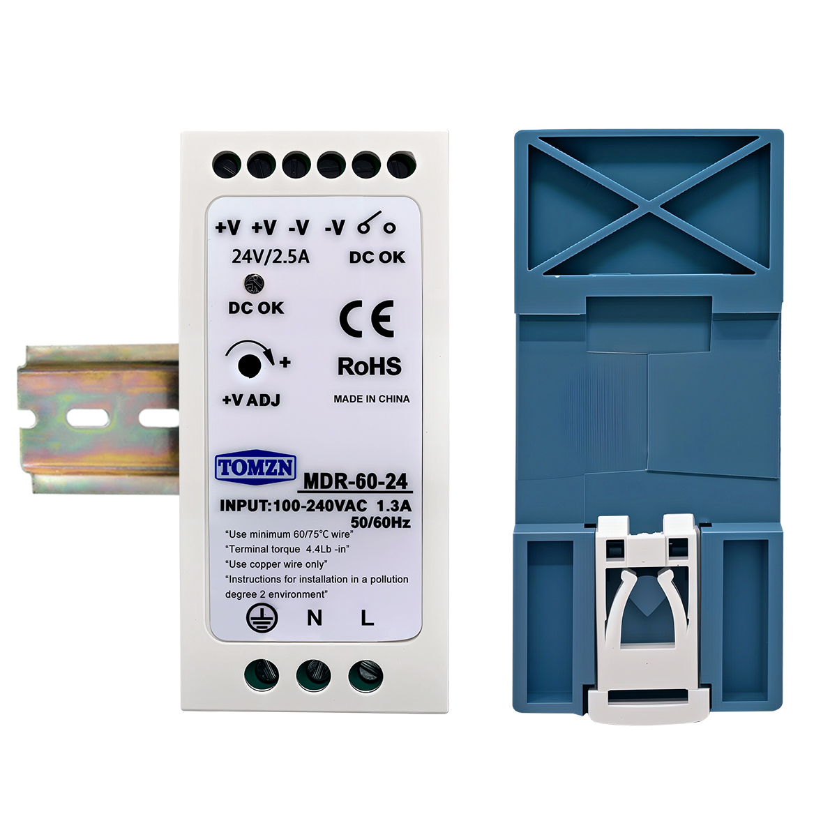 مزود طاقة تحويلي TOMZN DIN Rai - مراجعة Smps Power Supply وسعره