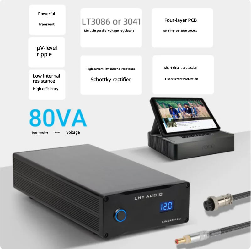 مزود طاقة خطي مستقر LHY بقدرة  - مراجعة Power Supply 12V وسعره