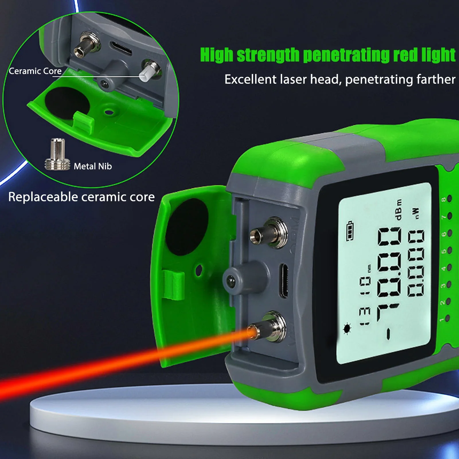 جهاز اختبار طاقة كابل بصري بال - مراجعة Power Supply Tester وسعره