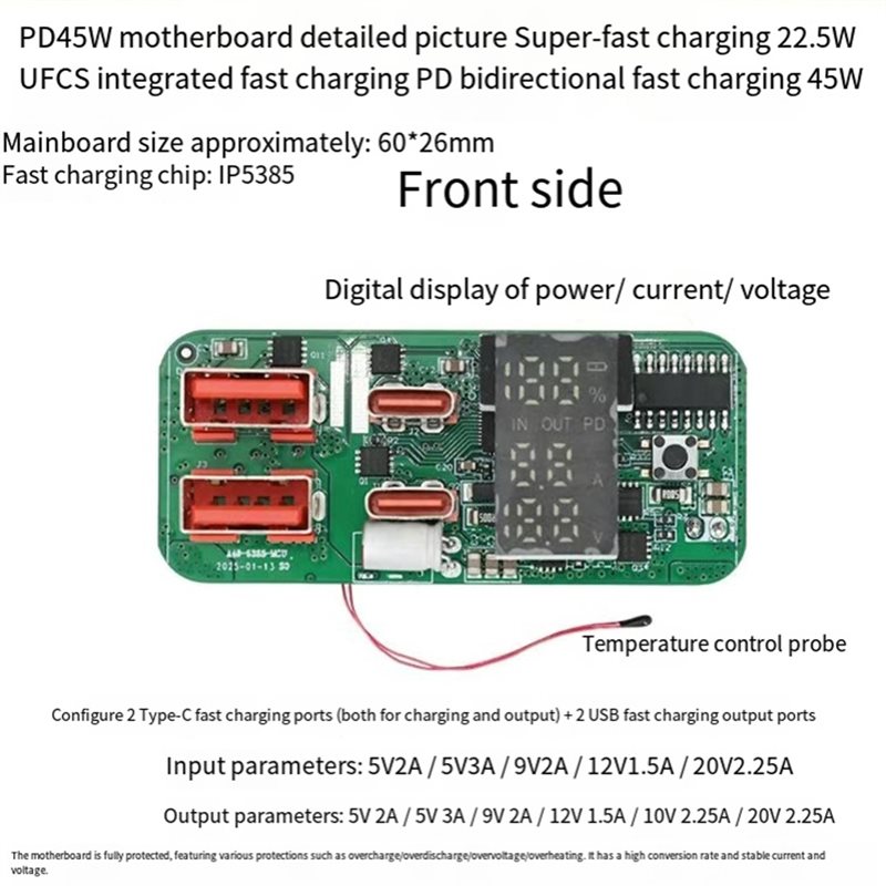 ABKN-DIY وحدة شحن PD45W 3S ثنا - مراجعة Modular Power Supply وسعره