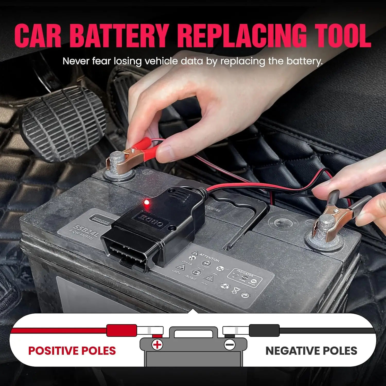 كابل توفير ذاكرة السيارة obd I - مراجعة Power Supply Tester وسعره