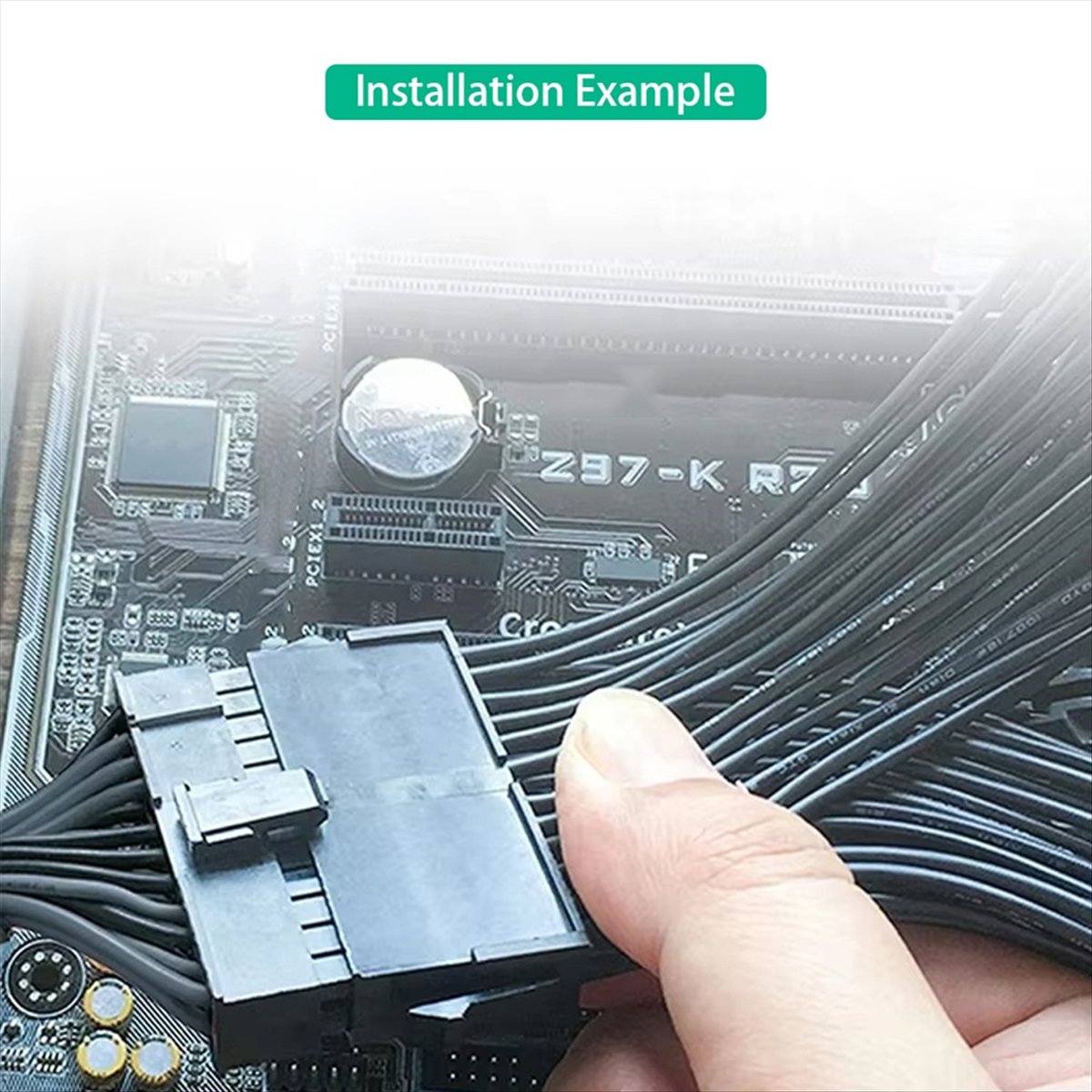 【A19R】كابل تقسيم طاقة ATX 24 د - مراجعة Psu Computer وسعره