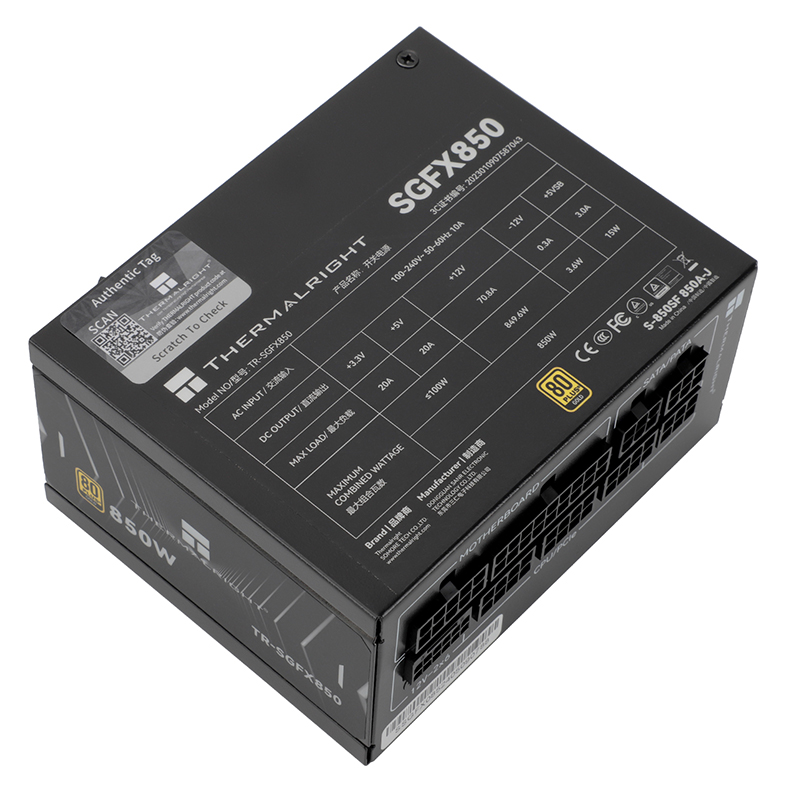وحدة Thermalright SGFX850 الذه - مراجعة Server Power Supply وسعره