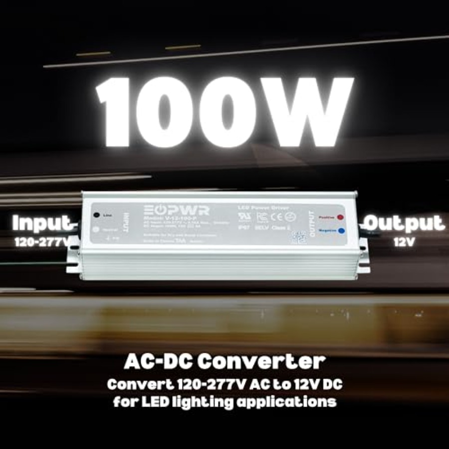 محول طاقة LED مقاوم للماء IP67 - مراجعة Ac Power Supply وسعره
