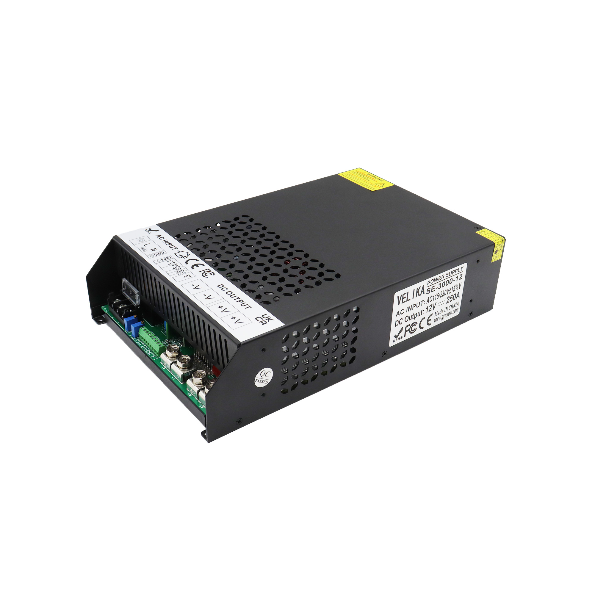 منظم جهد كهربائي 220 فولت 110  - مراجعة Power Supply 12V وسعره