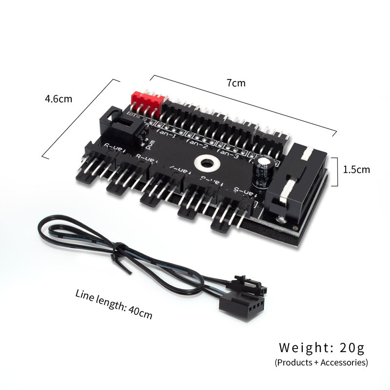 موزع مراوح PWM بـ 10 منافذ، وح - مراجعة Pc Power Supply وسعره