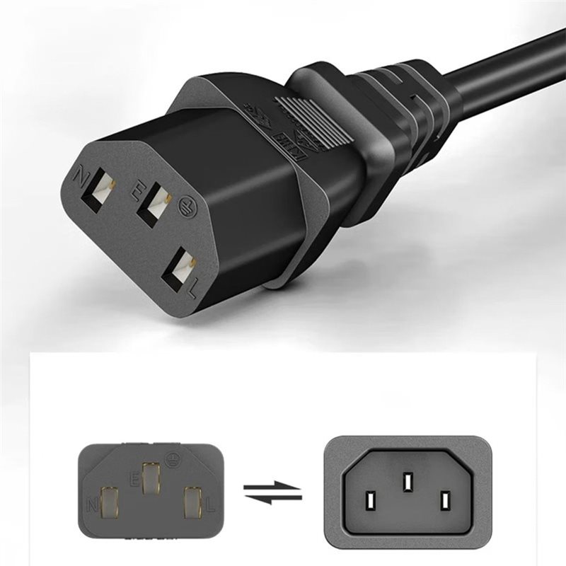 كابل طاقة C13 بقابس أوروبي 1.5 - مراجعة Psu Computer وسعره