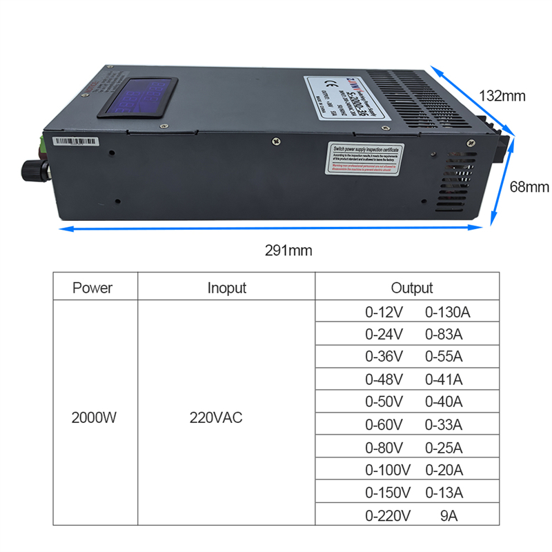 مزود طاقة تبديلي 2000 واط SMPS - مراجعة Smps Power Supply وسعره