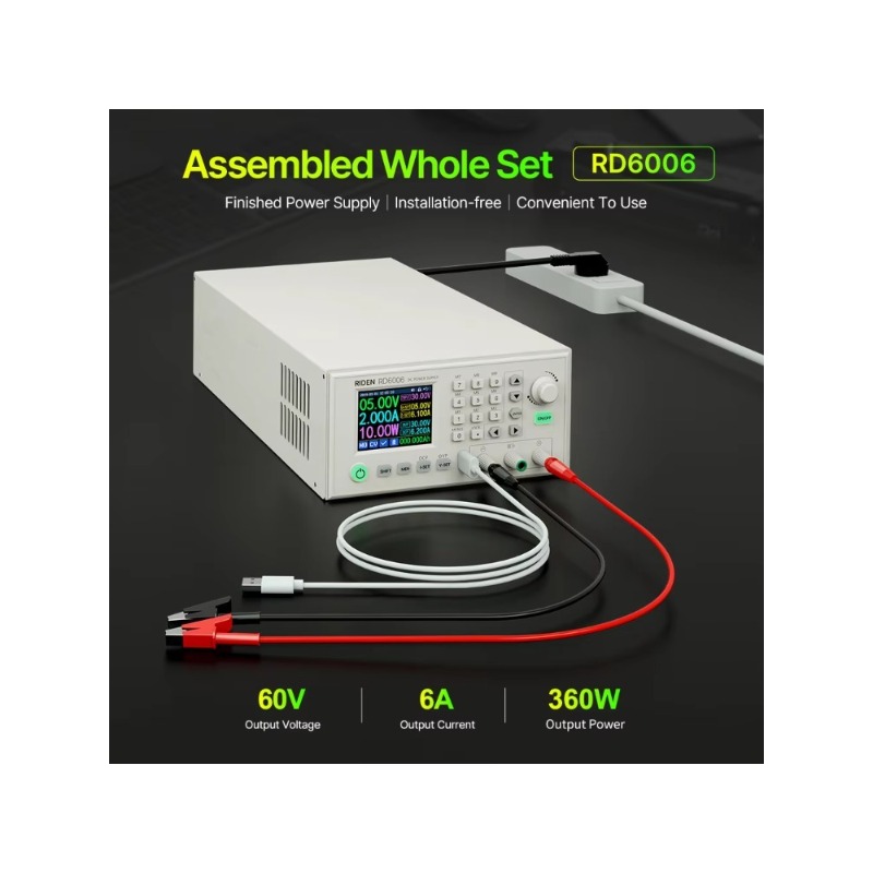 RD RD6006 تجميعها مجموعة التيا - مراجعة Ac Power Supply وسعره