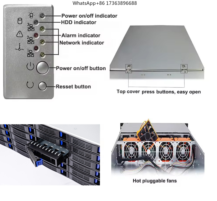 علبة خادم 4U قابلة للتركيب على - مراجعة Server Power Supply وسعره