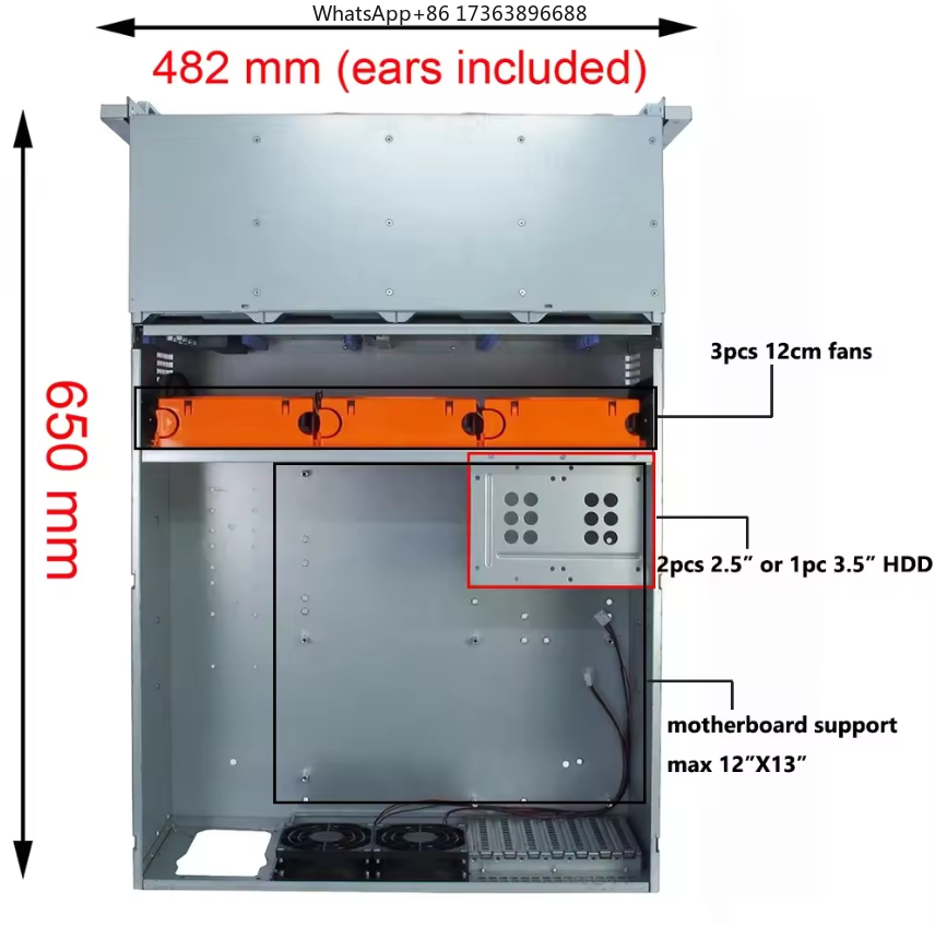 علبة خادم 4U قابلة للتركيب على - مراجعة Server Power Supply وسعره